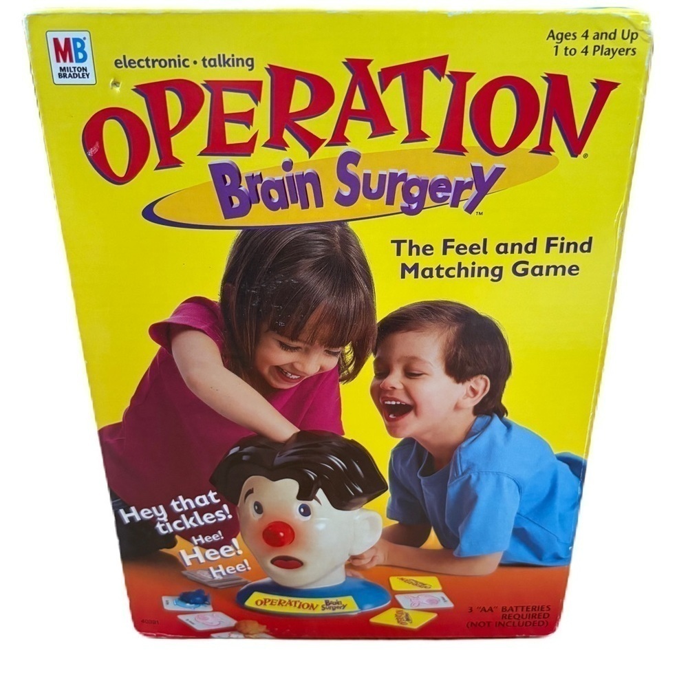 Operation Brain Surgery Milton Bradley Electronic Game 2001 Vintage
